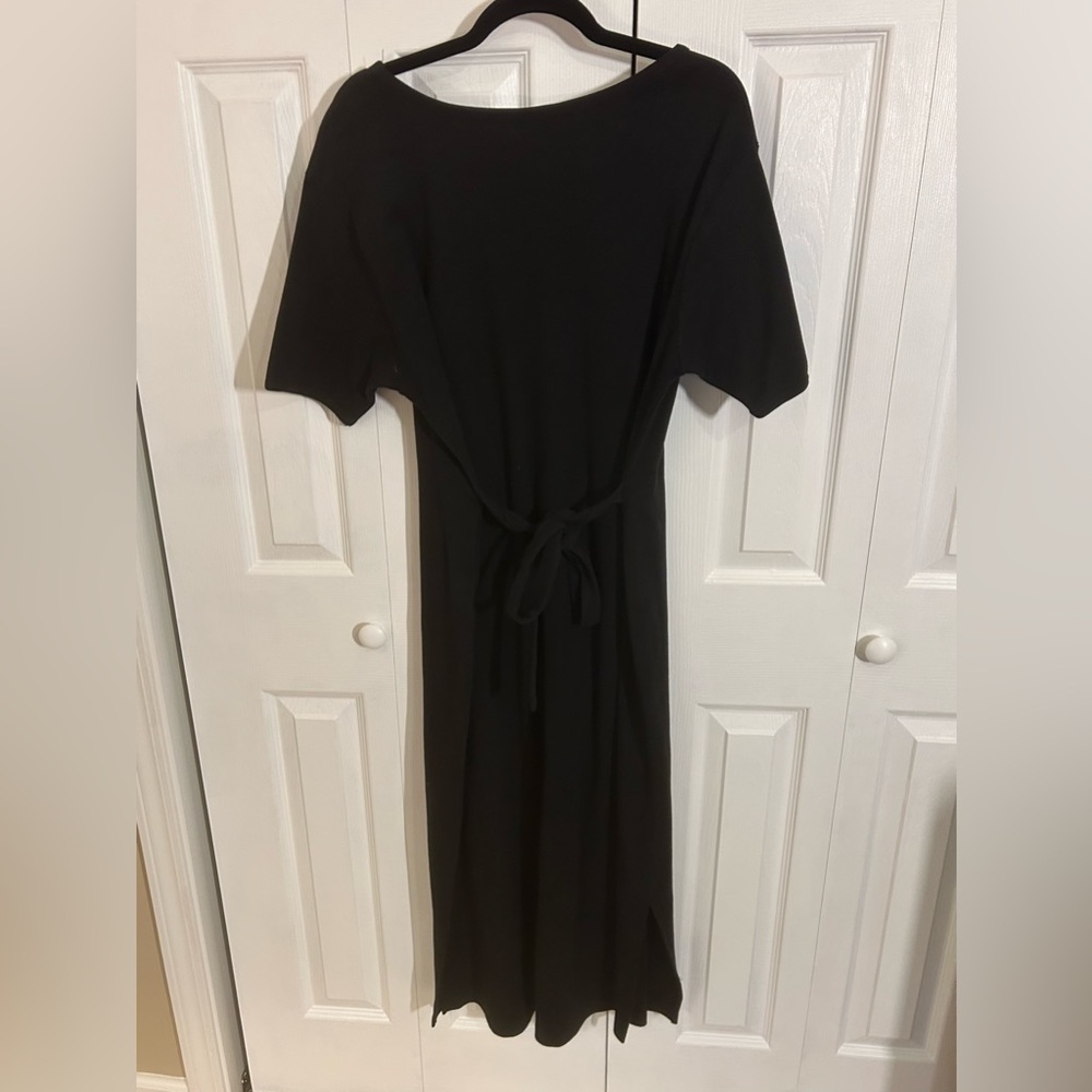 FADS Black Cotton Maxi Dress Size  XL